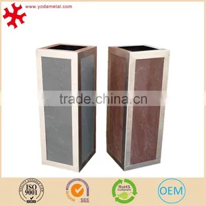 Outdoor Garden Plant Pot Tall Squre Stainless Steel Frame With GRP Panels thumbnail-3