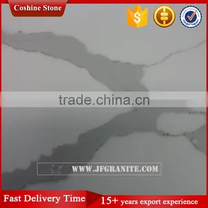 Jianfa Calacatta White Quartz Slab Price thumbnail-2
