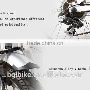 20" Mini Electric Folding Bike thumbnail-4