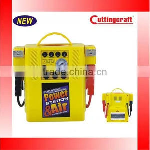 Three MultiFunction China Product Yellow Color Jump Start With Air Compressor and Spotlight thumbnail-1