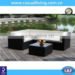 Outdoor Garden 5 Piece Wicker Sofa Set Furniture thumbnail-1