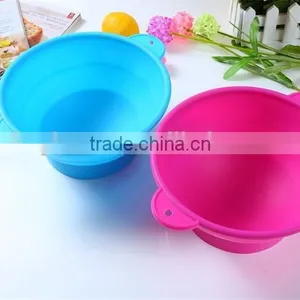 Microwave Safe Silicone Bowls Multifunction Collapsible Kitchen Bowl thumbnail-2