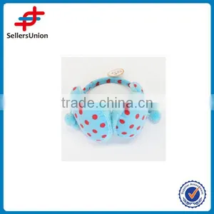 Winter Warm Blue Cartoon Plush Earmuffs for Girls thumbnail-1