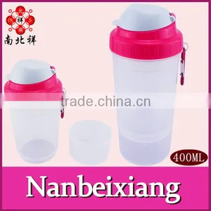 400ML Professional Custom Logo Plastic Sport Water Bottle With Handle thumbnail-1