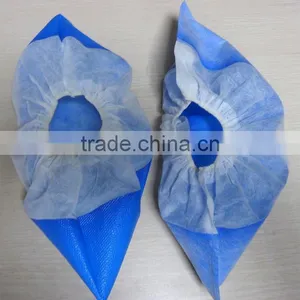 Disposable Non Skid Shoe Covers PP+PE Coated Laminated Shoe Cover thumbnail-1