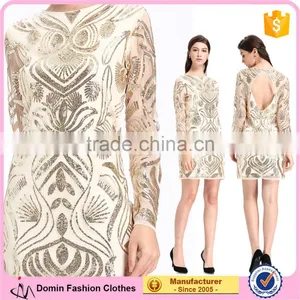 Domin New Fashion Beading and Sequin Ladies Clothes Dress thumbnail-1