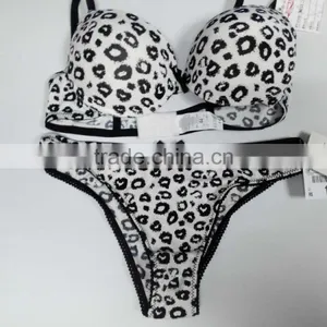 Sexy Leopard Print Bra and Panty Sexy Bikini Set thumbnail-1