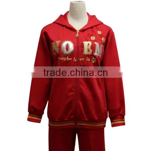 2015 Autumn Hooded Sweater Women's Leisure Sports Suit thumbnail-1