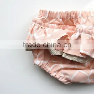 Pastel Baby Girls Ruffle Bloomers Baby Bloomer Print Heart Fluffy Baby Bloomer Wholesale thumbnail-3