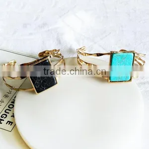 Zm35144a Latest Bangle Designs Simple Fashion Women Gold Plated Bracelet thumbnail-1