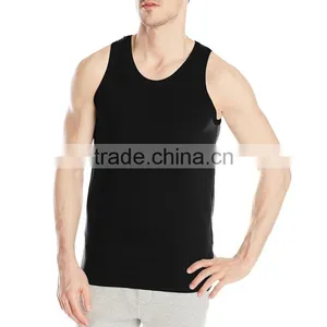 China Manufacturer Bulk Bodybuilding 100 Cotton Mens Stringer Tank Top Wholesale thumbnail-3