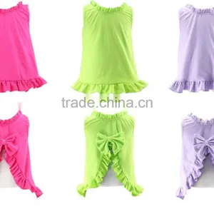 Newest Girl Bow T Shirt Cotton Softly Girls Tee Fancy Baby Kids Wear Toddler Tank Top thumbnail-1