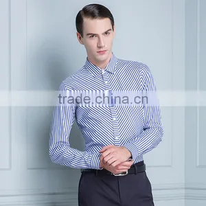 Slim Fit Shirts For Men Wear Fashion Business Men Dress Shirt Custom Made thumbnail-2