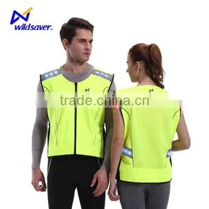 2016 LED Reflective Green Camping & Hiking Shirts thumbnail-2