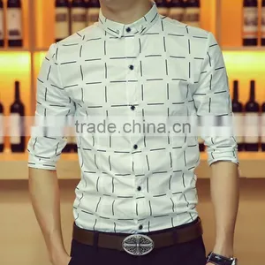 Thin Section Plaid Shirt With Short Sleeves thumbnail-4