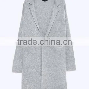 Trend Girls Young Coat Sweater Fashion Cardigan Women Long With Two Colors thumbnail-4
