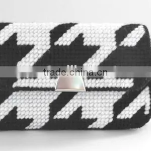 Plastic Canvas Clutchbag Sheets/Shapes ,Cross Stitch Purse/Bag 14X13inch thumbnail-2