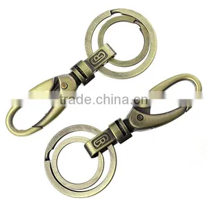 Custom Antique Bronze No Fade Color Swivel Lobster Clasps For Key Ring thumbnail-3