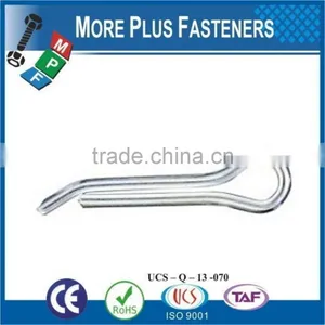 Made In Taiwan High Strength Spring Material Hammerlock Cotter Pin Stainless Steel Carbon Steel thumbnail-1
