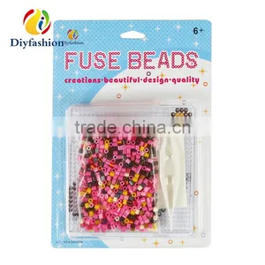 Iyfashion 5mm Hama Perler Fuse Beads the Creamslice Set With Puzzle Iron Paper and Twezzer Hama Beads Toys for Kids 18024 thumbnail-2