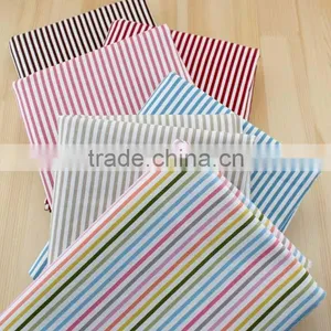 Fashion Gold Print Plaid Stripe Cotton Jute Fabric for Shirt thumbnail-2