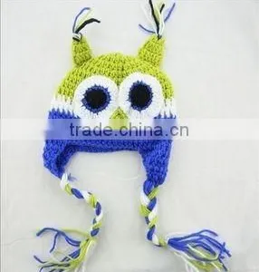 Photography Props Baby Handmade Parrot Knitted Crochet Hat thumbnail-2