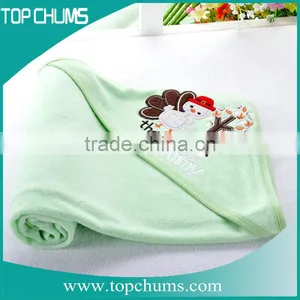 100% Organic Cotton Cartoon Duck Baby Hooded Towel thumbnail-5