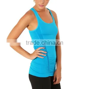 Custom Design Sexy Women Fitness Singlets Yoga Sports Shirts thumbnail-2