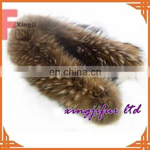 Real Raccoon Fur Garment Accessories thumbnail-3