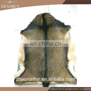 High Quality Natural Real Goat Fur Blanket Rug thumbnail-5