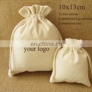 Cotton Muslin Bag With Drawstring and Logo Printing thumbnail-6
