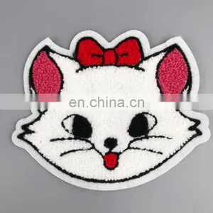 Wholesale Cheap Custom Beautiful Letter Embroidered Chenille Patch thumbnail-1