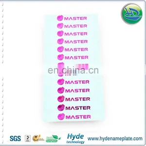 Customized Metal Electroform Silver/ Gold/ Rose Gold Color Metal Nickel Sticker thumbnail-6