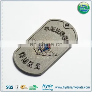 Fashion Style High Quality Zinc Alloy Gold Color Custom Metal Labels thumbnail-3
