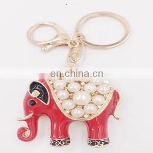 Animal Keychain Cute Elephant Pendant Purse Bag Buckle Key Chains Keychain Ornament thumbnail-1