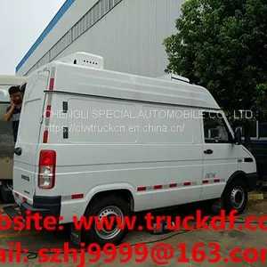 High Quality and Good Price IVECO Brand 4*2 LHD Diesel Refrigerated Minibus for Sale thumbnail-3