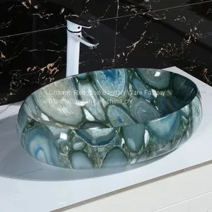 2019 New Design Ceramic Hair Salon Shampoo Chairs Wash Basin thumbnail-4
