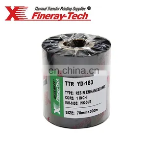 Premium Resin Ribbon for Gloss Synthetics 110MM*300M---Black thumbnail-4