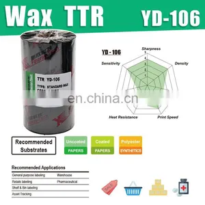 Zebra Printer Ribbon for Barcode Dia30mm*100m Wax thumbnail-4