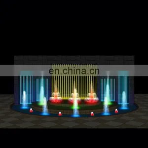 Outdoor Garden Water Fall Dancing Water Fountain thumbnail-1