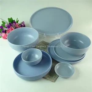 Dinnerware Plate Colored Glaze Plates Sets Dinnerware Ceramic Dinnerware Tableware Set thumbnail-4