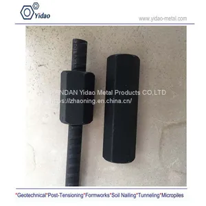 Hexagonal Coupler Long/contact Couplers/post Tensioning Bar Accessory / High Strength Thread Steel Bar Accessory thumbnail-1
