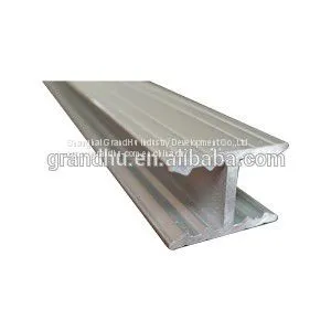 Extruded Aluminium Profile for Sliding Door and Window Anodized Silver Mid Rail H Bar thumbnail-3