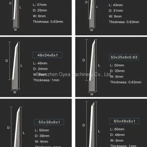 Lengthening Thickening Tungsten Steel Vibrating Knife Blade Suitable for Foam Board,Tungsten Steel Vibrating Knife Blade,Tungsten Steel Blade,Vibrating Knife Blade thumbnail-2