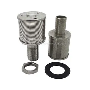 Wedge Wire Single Filter Nozzle With Cover Plate for Liquid Solid Separation thumbnail-1