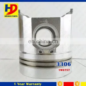 Excavator Engine Piston OEM 1W6757 3306 3304 Piston With Alfin thumbnail-1