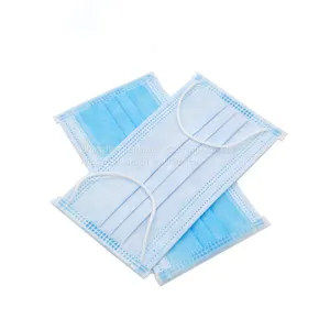 Disposable Civil Mask Three-layer Melt Blown Non-woven Fabric Protection Adult Dust and Haze Protection Mask thumbnail-2