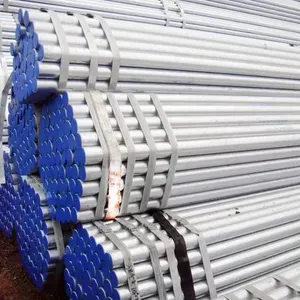 Galvanized Round Steel Pipe for Building Construction With Zinc Coated thumbnail-1