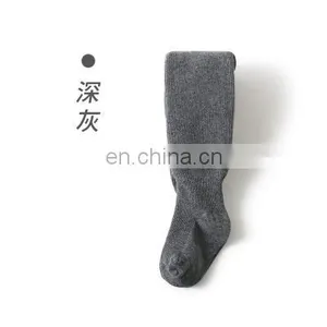 Children's Thickened Pantyhose Autumn and Winter New Solid Color Bottoming Socks for Boys and Girls Plus Cashmere Baby Openable thumbnail-6