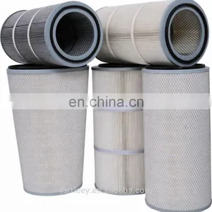 Cylindrical Industrial Filter Cartridge PTFE Membrane Wide Pleat Spacing thumbnail-4